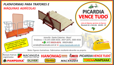 PLANTADEIRAS MACANUDA PLATAFORMA PICARDIA VENCE TUDO EM TAPERA RS